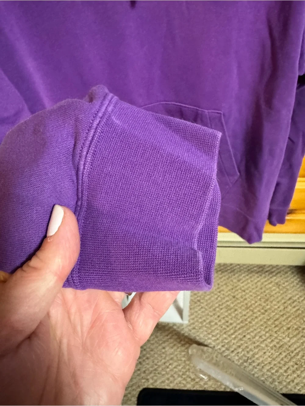 Nike Woman’s Purple Pullover Hoodie Sweatshirt